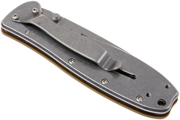 BRK-Esee Zancudo Framelock Brown D2 BRKR2CB - KNIFESTOCK