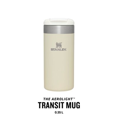 STANLEY The AeroLight™ Transit Mug .35L / 12oz Cream Metallic (New) 10-10788-087 - KNIFESTOCK