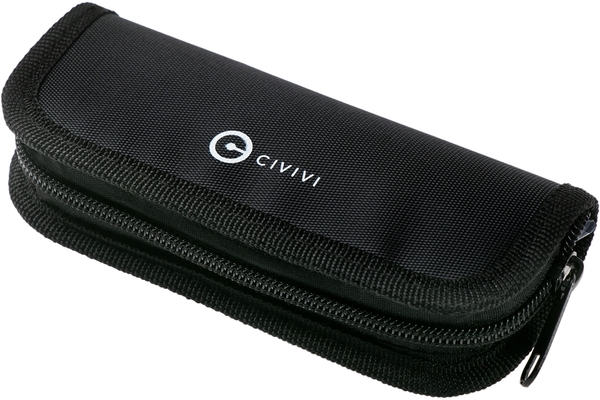 CIVIVI Dogma Flipper Mes Zwart Gepolijst Messing C2014A - KNIFESTOCK