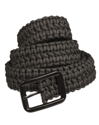 Mil-Tec PARACORD RIEM 40mm. zwart 110cm. 13117002-110 - KNIFESTOCK
