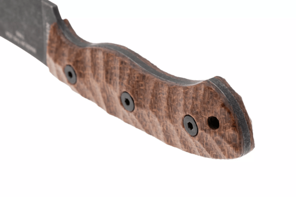 ESEE Knives ESEE JAMES GIBSON 5 NESSMUK, manches en Brown Sculpted Burlap Micarta, - KNIFESTOCK