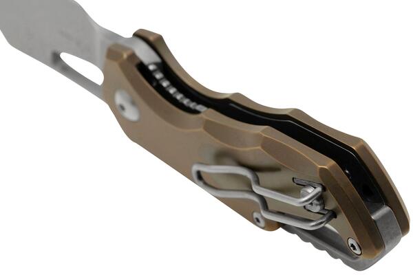 MKM ISONZO M390 Bronze anodized titanium BÖHLER M390 MK FX03M-2TBR - KNIFESTOCK
