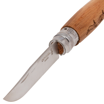 Opinel VRI N°08 Inox Animalia Iepure 001623 - KNIFESTOCK