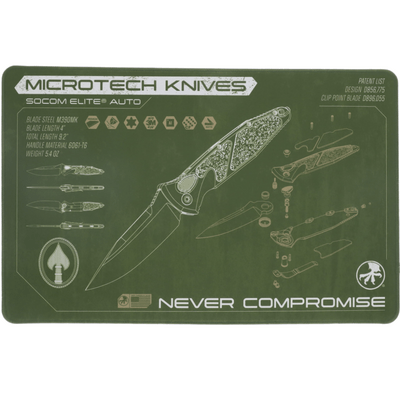 Microtech SOCOM ELITE AUTO OD GREEN MAT-SEA - KNIFESTOCK
