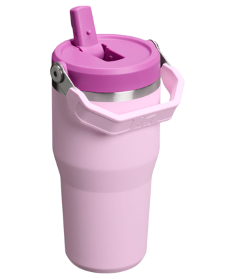 Stanley Termofľaša s integrovanou slamkou 600 ml The IceFlow™ Flip Straw 2.0 Tumbler Cherry Blossom - KNIFESTOCK