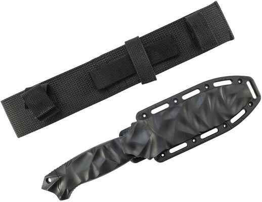 Schrade Lama Fissa, Acciaio ad Alto Tenore di Carbonio SK5, Lama Rivestita in Polvere Nera, Pomolo i - KNIFESTOCK
