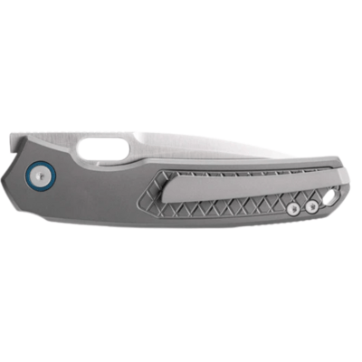 Vosteed Psyop Elmax Satin Gray Titanium A2202 - KNIFESTOCK
