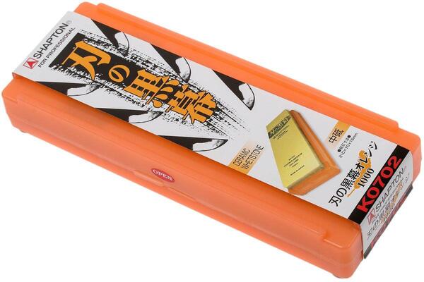 SHAPTON Kuromaku Stones grit 1000 orange K0702 - KNIFESTOCK