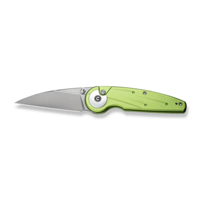 Civivi Starflare Lime Green Aluminum HandleSatin Finished Nitro-V BladeButton Lock C23052-3 - KNIFESTOCK