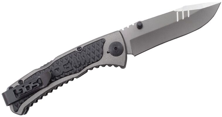 SOG SIDESWIPE (SAT) - GREY TINI  SOG-SW1011-CP - KNIFESTOCK