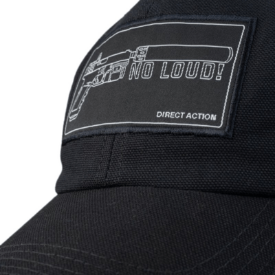 Direct Action NO LOUD! Vintage Baseball Cap - Cotton - Black - KNIFESTOCK