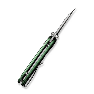 CIVIVI Elementum Utility Green Aluminum Handle Stonewashed S/S Blade Holder Plain - KNIFESTOCK