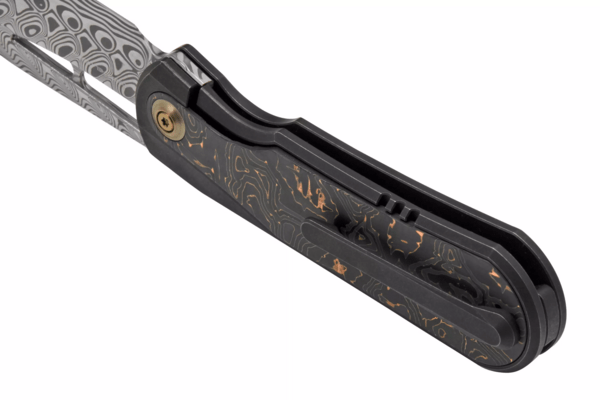 WE KNIFE Baloo Damasteel/Titanium Bronze/Black WE21033-DS1 - KNIFESTOCK