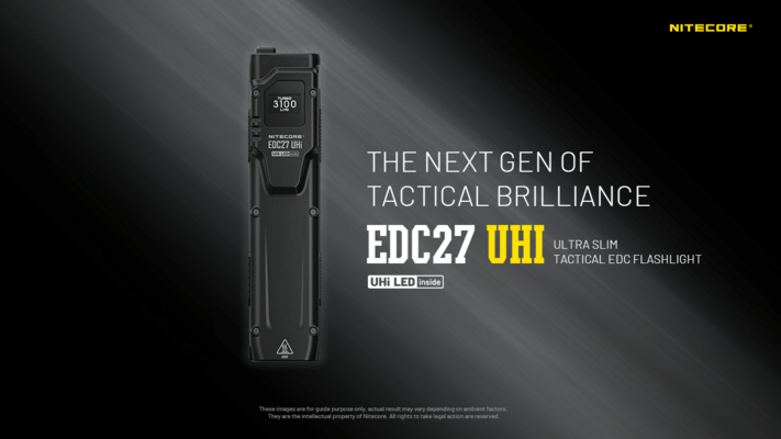 Nitecore Baterka EDC27 Uhi - KNIFESTOCK