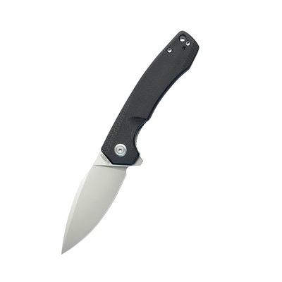 Kubey Calyce Liner Lock Flipper Folding Knife Black G10 Handle KU901K - KNIFESTOCK