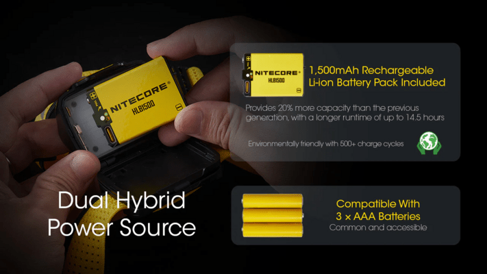 Nitecore Battery HLB1500 - KNIFESTOCK