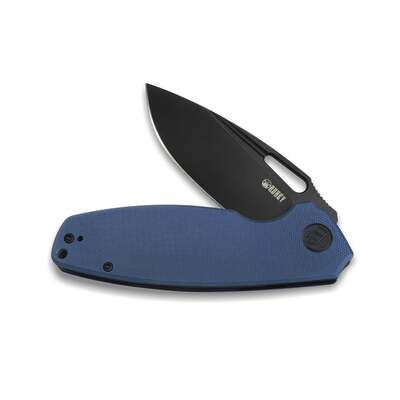 KUBEY Tityus Liner Lock Flipper Folding Knife Denium Blue G10 Handle KU322F - KNIFESTOCK