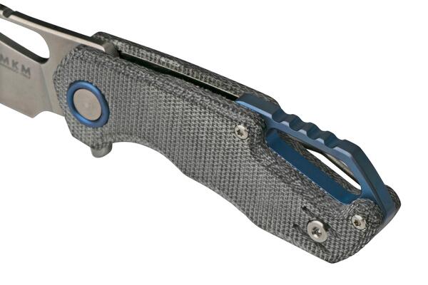 MKM ISONZO M390 Black canvas micarta BÖHLER M390 MK FX03M-1BC - KNIFESTOCK