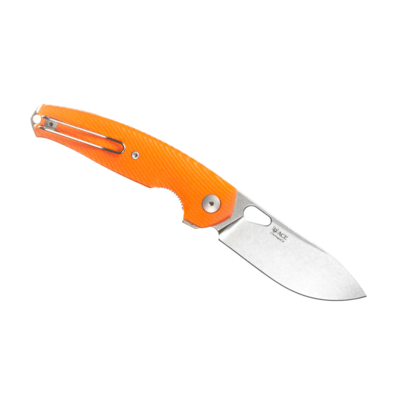 Giant Mouse ACE Jagt Orange G10 / Stonewashed Magnacut JAGT-ORG-G10 - KNIFESTOCK