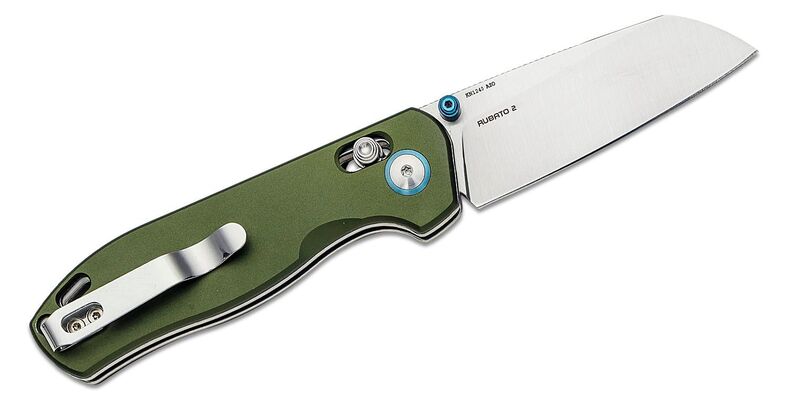 Oknife Rubato 2 (OD Green Aluminium Handle) 154CM, Aluminium, OD Green - KNIFESTOCK