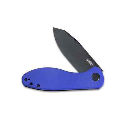 KUBEY Master Chief Folding Knife, AUS-10 Blade, Blue G10 Handle KU358G - KNIFESTOCK