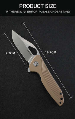 Petrified Fish PF999 Mastiff Satin K110 khaki G10 PF999K - KNIFESTOCK