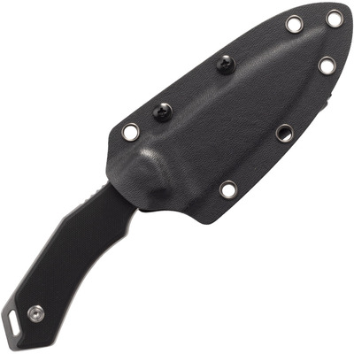 KUBEY Orthodox Fixed Blade Knife Black G10 Handle KU2108 - KNIFESTOCK