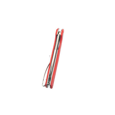 Kubey Calyce Liner Lock Flipper Folding Knife Red G10 Handle KU901J - KNIFESTOCK