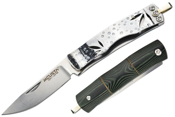 MCUSTA Bamboo - Groen Micarta VG10 MC-154 - KNIFESTOCK