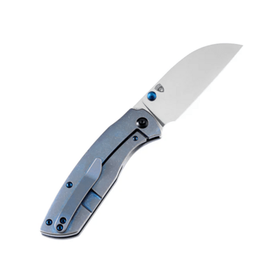 Kansept Convict CPM-S35VN Blue Anodized Titanium Handle K1023B2 - KNIFESTOCK