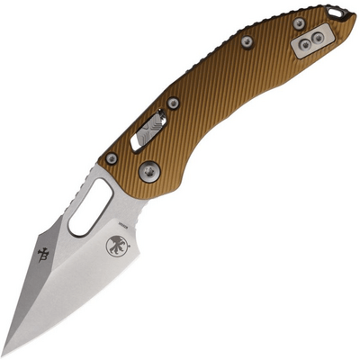 Microtech Stitch - RAM-LOK™ S/E Fluted Tan Stonewash Standard 169RL-10FLTA - KNIFESTOCK