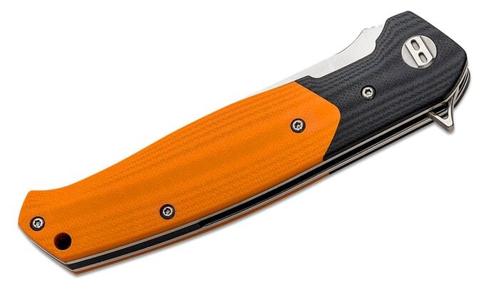 BESTECH SWORTFISH D2, Satin, Black and Orangeg10 BG03C - KNIFESTOCK