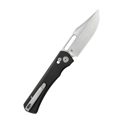 Kubey TBO Satin 14C28N ,Black G10 KU396A - KNIFESTOCK