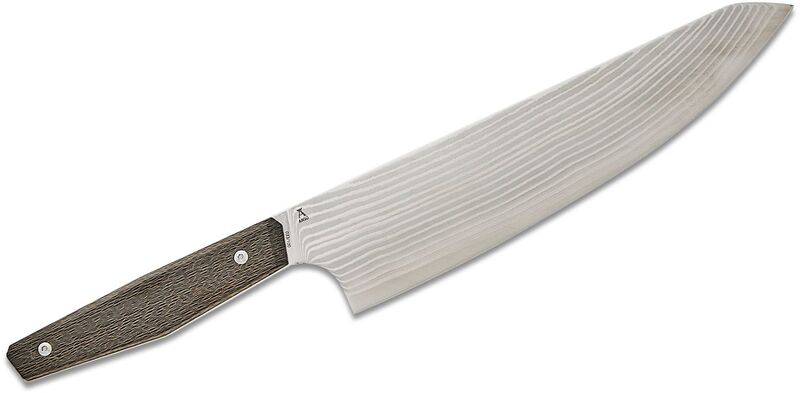 MKM Gyuto Raindrop gold FAT CARBON CF MK PRGY-CFRG - KNIFESTOCK