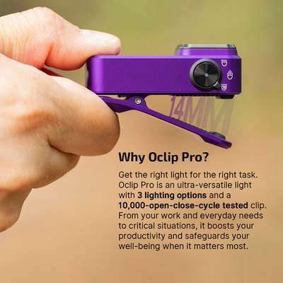 Olight OCLIP PRO PURPLE - KNIFESTOCK