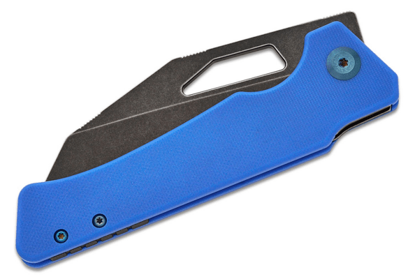 Kansept Egress Black Stonewashed 14C28N Blue G10 T1033A2 - KNIFESTOCK