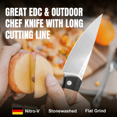 Kizer Liner Lock Momo Vladimir Legachev Nitro-V Black G10+Micarta V4663A2 - KNIFESTOCK