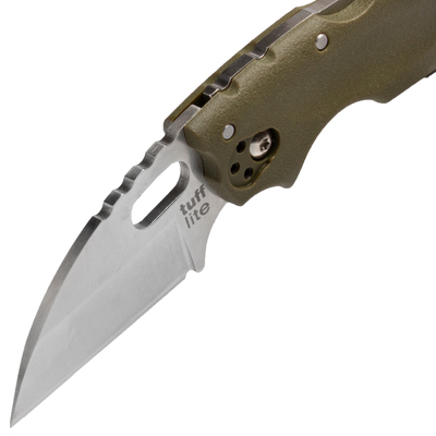 Cold Steel 20LTG Tuff Lite Plain OD Green Griff aus Griv-ex - KNIFESTOCK