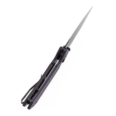 Tenable Knives Fenrir Blackwash 14C28N, Lila G10 - KNIFESTOCK