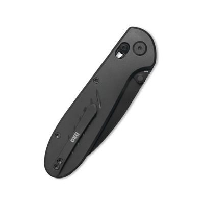 GEO Knife Frost Black DLC M390 Blade Black DLC Ti - KNIFESTOCK