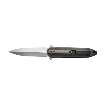 We Knife Diatomic Black Titanium Handle &amp; Bronze Endcap WE22032-3 - KNIFESTOCK