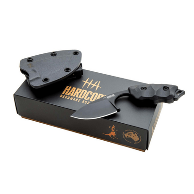 Hardcore Hardware HHA Compact Fixed Blade - Drop Point LFK-03 - K340-Black (BLK) - KNIFESTOCK