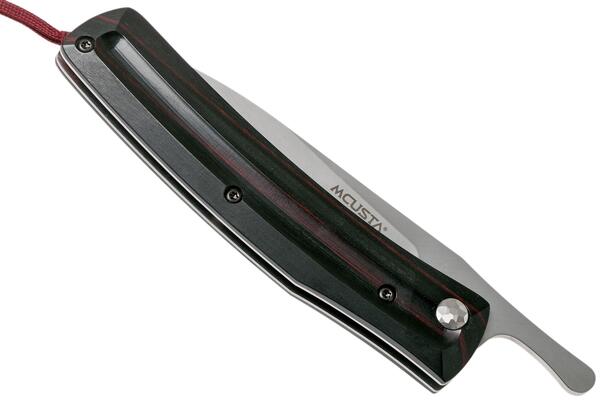 Mcusta Friction Folder VG10, Zwart-Rood Hout MC-191C - KNIFESTOCK