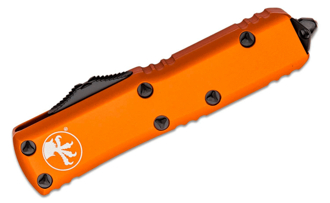 Microtech UTX-85 D/E BLACK STANDARD ORANGE 232-1OR - KNIFESTOCK