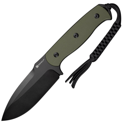 Sencut Toxodon SENCUT OD Green G10 Handle Black 9Cr18MoV Blade w kydex sheath S24036-2 - KNIFESTOCK