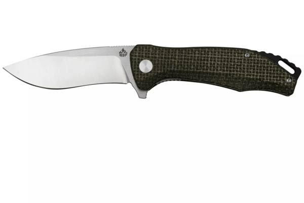 QSP Knife Raven D2 ,, Rough Micarta, Dark Brown QS122-D1 - KNIFESTOCK