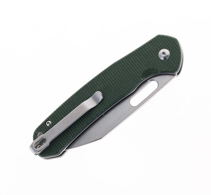 CJRB Pyrite-Alt Green Micarta AR-RPM9 Micarta J1925A-MGN - KNIFESTOCK