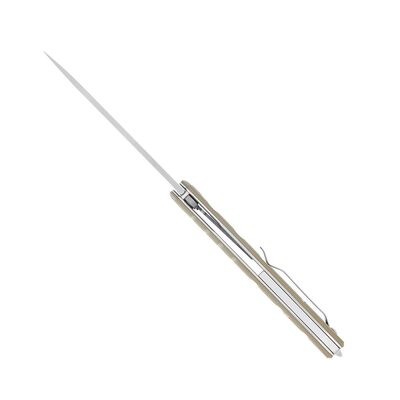 CobraTec Kuzio G10 Tan Drop Serrated 01CT004 - KNIFESTOCK