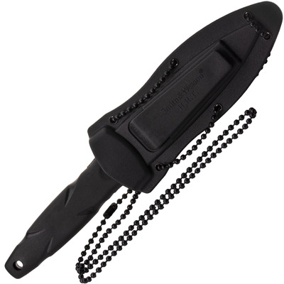 Smith and Wesson Czarny Nóż Boot z Fałszywą Krawędzią - KNIFESTOCK