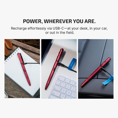 Olight Open 3 Class 1 (Wine Red) 120lm, 130mAh - KNIFESTOCK